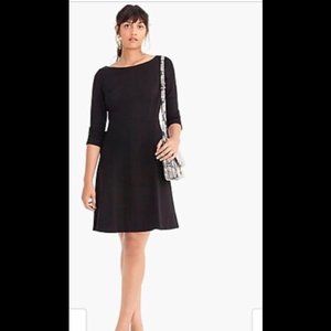 J. Crew - Black Long Sleeve Dress